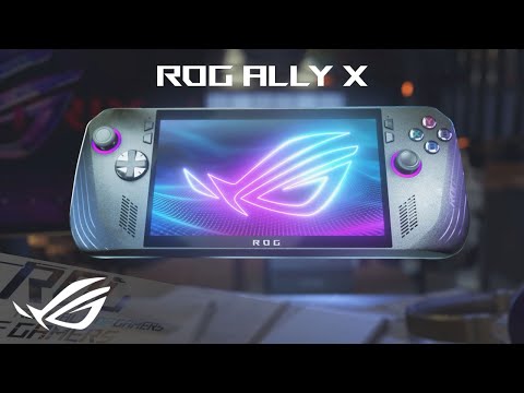 A Video Of Asus ROG Ally X (2024) RC72LA Handheld Gaming Console – AMD Ryzen Z1 Extreme, 1TB SSD, 120Hz FHD Display, Windows 11 Home