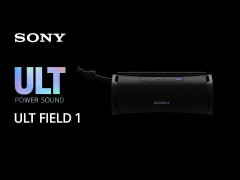 A Video Of Sony ULT POWER SOUND - ULT FIELD 1 Wireless Portable Speaker with Enhanced Bass, IP67 Rating, and 12-Hour Battery Life