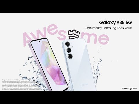 Samsung Galaxy A35 5G 8GB Ram - 128GB Storage - Iceblue