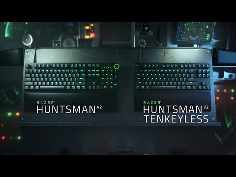 A Video Of Razer Huntsman V2 Tenkeyless – Wired Full-size Mechanical Gaming Keyboard