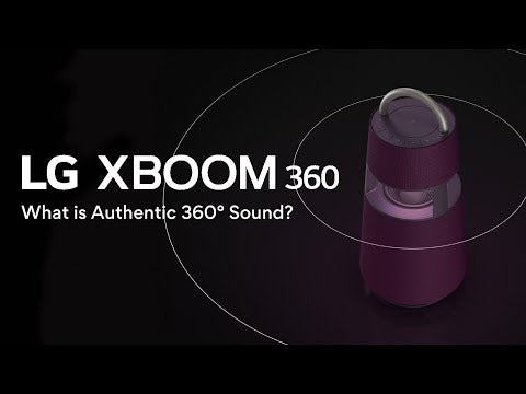 LG XBOOM 360 Omnidirectional Sound Portable Wireless Bluetooth Speaker with Mood Lighting