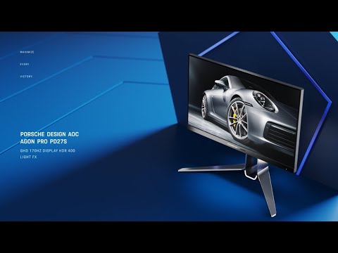 A Video Of AOC AGON Pro PD27S Porsche Design - 27