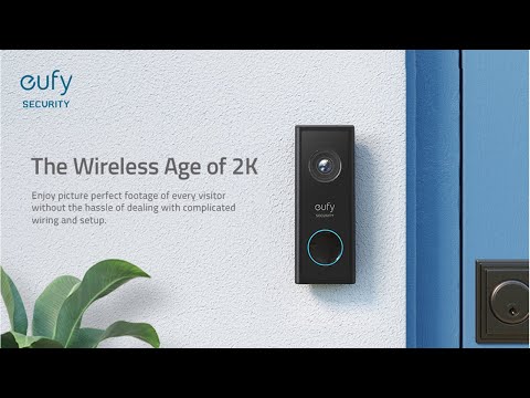 Eufy Battery Powered Video DoorBell With 2K HD