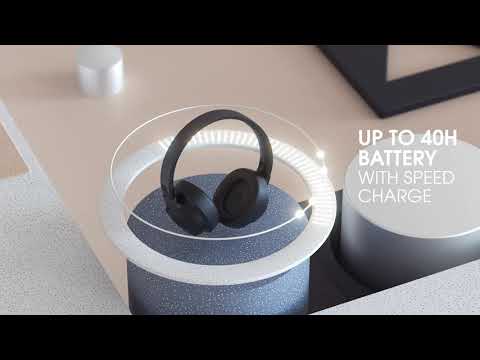 A Video Of JBL Tune 710BT Wireless Over-Ear Headphones - Pure Bass Sound, 50 Hours Battery, Bluetooth 5.0, Hands-Free Calls