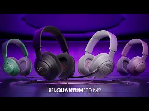 A Video Of JBL Quantum 100M2 Wired Over-Ear Gaming Headset – Immersive Sound, Detachable Microphone, All-Platform Compatibility