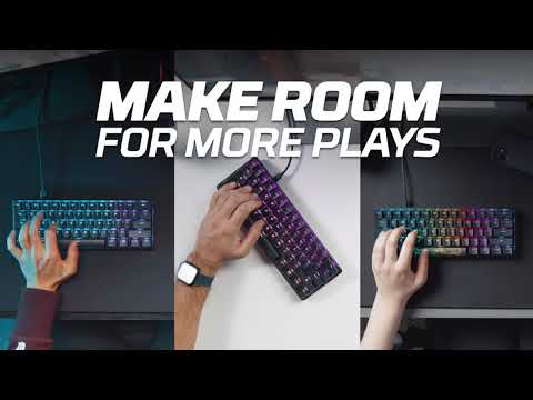 HyperX Alloy Origins 60 - Mechanical White Gaming Keyboard - Red Switch | 4P5N4AA