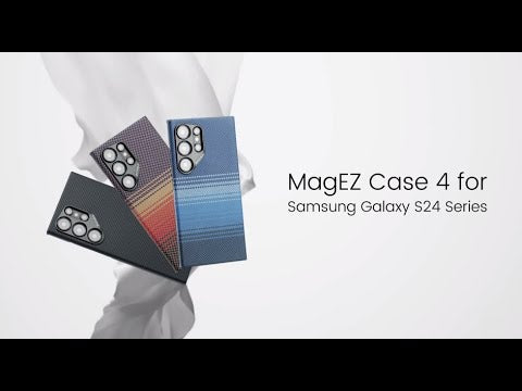 A Video Of Pitaka MagEZ Case Pro 4 For Samsung Galaxy S24 Ultra - PinButton Case (Black/Grey)