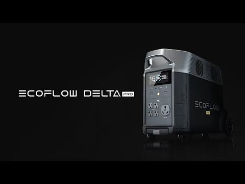 A Video Of EcoFlow DELTA Pro Portable Power Station - EFD500 | Expandable Home Battery for Backup, Solar Charging, and Smart Energy Management