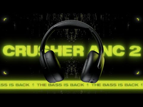 Skullcandy Crusher ANC 2 Sensory Bass Headphones With Active Noise Canceling | ‎S6CAW-R740