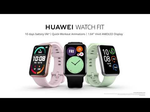 A Video Of Huawei Watch Fit New