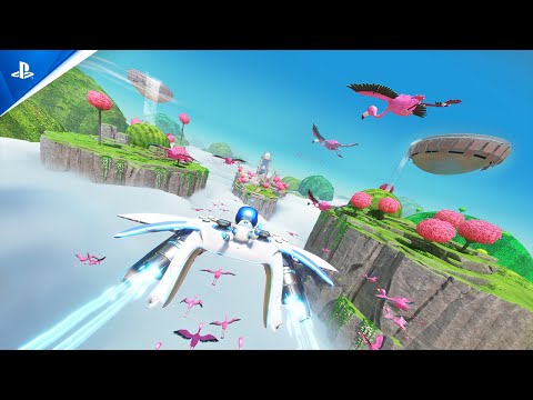 A Video Of Astro Bot for PS5 | Supersized Space Adventure with Iconic PlayStation Heroes