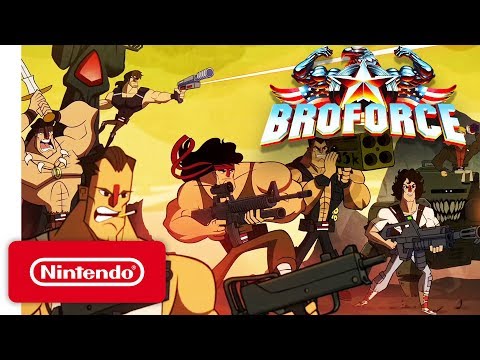 A Video Of Broforce For Nintendo Switch