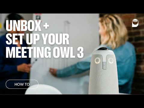 A Video Of OWL LABS Meeting Owl 3 – 360° 1080p HD Video Conference Camera with Integrated Microphone and Speaker