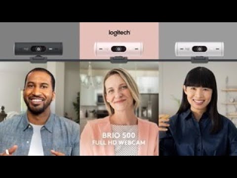 A Video Of Logitech Brio 500 - 1080p HDR Webcam with Show Mode