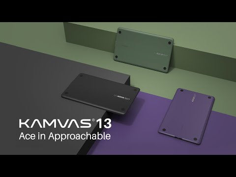 A Video Of HUION Kamvas 13 Pen Display - 13.3