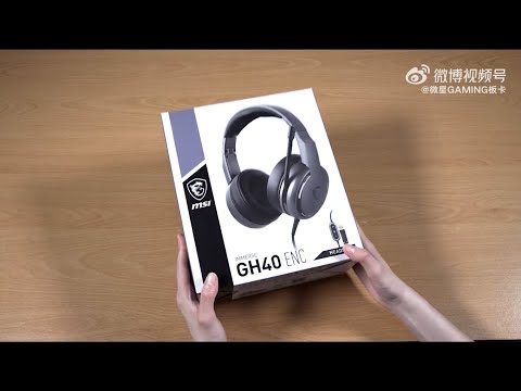 A Video Of MSI Immerse GH40 ENC Wired Gaming Headset – Advanced Audio for Immersive Gaming