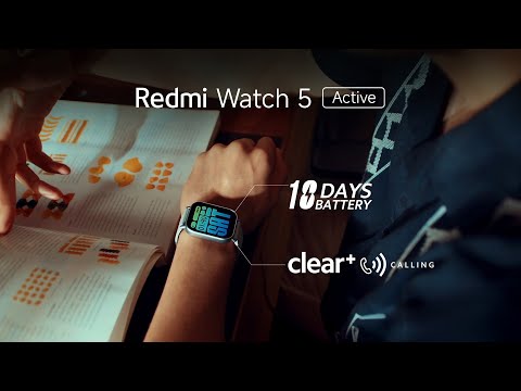 A Video Of Xiaomi Redmi Watch 5 Active – 2