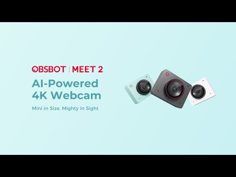 A Video Of OBSBOT Meet 2 – AI-Powered 4K Webcam with Advanced Features for Professional Video Calls and Content Creation