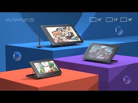 A Video Of HUION Kamvas 12 Drawing Tablet – 11.6