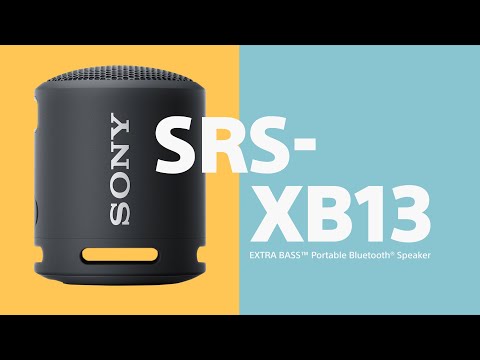 A Video Of Sony XB13 EXTRA BASS™ Portable Wireless Speaker – Compact, Waterproof, and Long-Lasting Sound