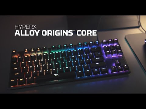 HyperX Alloy Origins Core - Mechanical Gaming Keyboard Tenkeyless Aqua