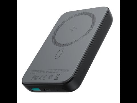 A Video Of Joyroom JR-W020 - 10000mAh Wireless Magnetic Power Bank with 20W Fast Charging