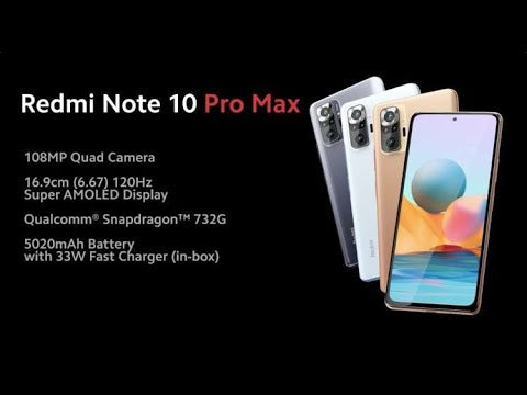Xiaomi Redmi Note 10 Pro Max - 6GB - 128GB