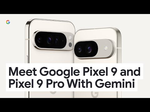 A Video Of Google Pixel 9 with Gemini AI - 128GB Storage, 6.3-inch Actua Display, Advanced Dual Camera, and Long-Lasting Battery