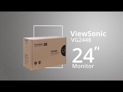 ViewSonic VG2448 24 inch Advanced Ergonomics Business Monitor