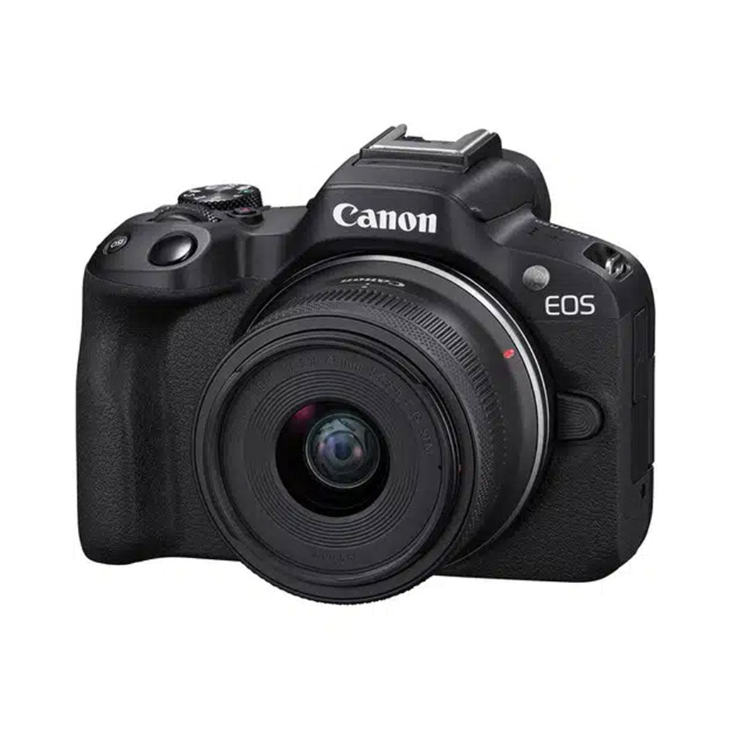 Canon EOS R50 Mirrorless Camera with 18-45mm Lens (Black), 31952900489468, Available at 961Souq