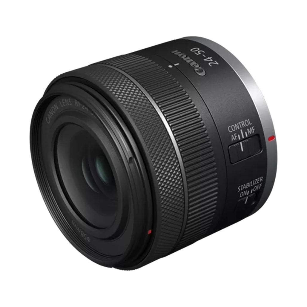 A Photo Of Canon RF 24-50mm F4.5-6.3 IS STM - Compact Zoom Lens for Full-Frame Cameras