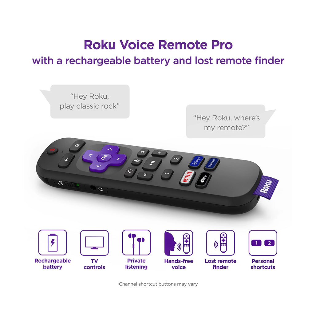 A Photo Of Roku Ultra Streaming Player | HD/4K/HDR/Dolby Vision with Voice Remote Pro and Best-in-Class Wi-Fi - Model 4802RW