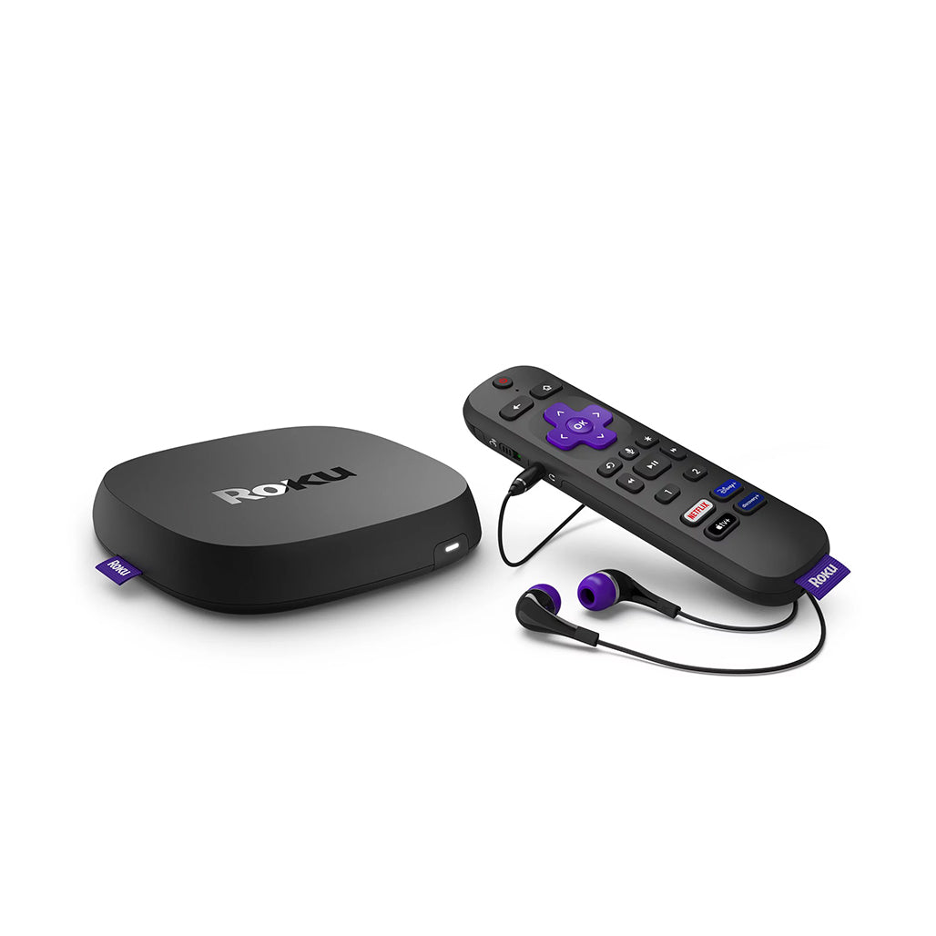 A Photo Of Roku Ultra Streaming Player | HD/4K/HDR/Dolby Vision with Voice Remote Pro and Best-in-Class Wi-Fi - Model 4802RW