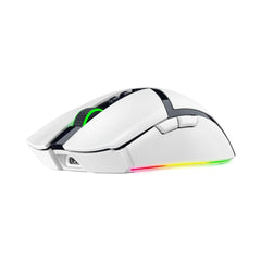 A Photo Of Razer Cobra Pro White - Wireless Gaming Mouse with 30K Optical Sensor, 11-Zone RGB Chroma Lighting, and Customizable Controls