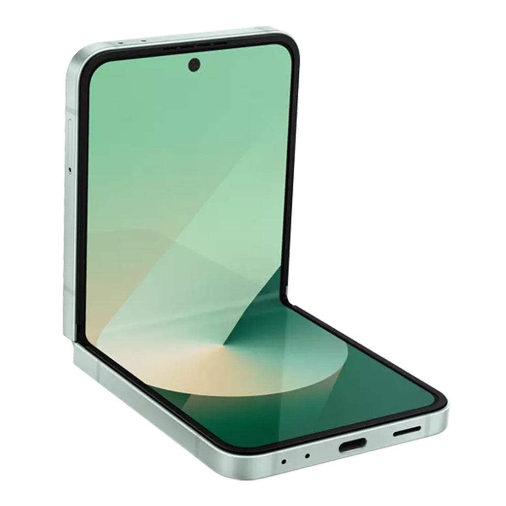 A Photo Of Samsung Galaxy Z Flip 6 - 12GB RAM, 512GB Storage | AI-Powered Flex Window, 50MP Camera, Sleek Foldable Design