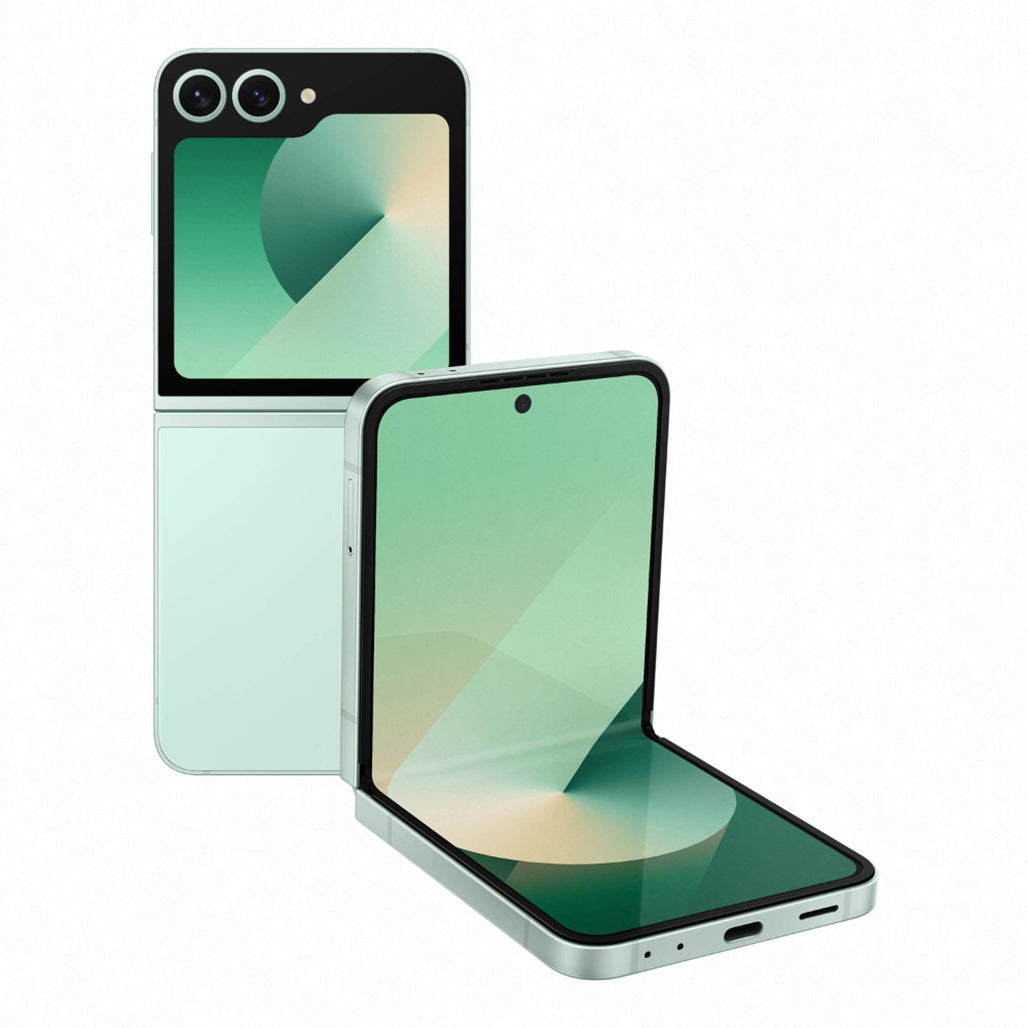 A Photo Of Samsung Galaxy Z Flip 6 - 12GB RAM, 512GB Storage | AI-Powered Flex Window, 50MP Camera, Sleek Foldable Design