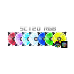 A Photo Of Xigmatek SC120 - RGB LED fans