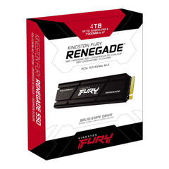 A Photo Of Kingston FURY Renegade 4TB PCIe 4.0 NVMe M.2 SSD with Heatsink – Unmatched Performance for High-Power Users