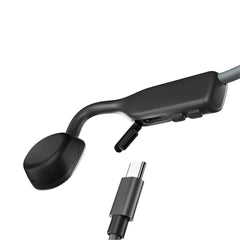 A Photo Of Shokz OPENMOVE Bone Conduction Headphones - Open-Ear, Bluetooth 5.1, Sweatproof, 6-Hour Battery Life