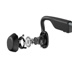 A Photo Of Shokz OPENMOVE Bone Conduction Headphones - Open-Ear, Bluetooth 5.1, Sweatproof, 6-Hour Battery Life