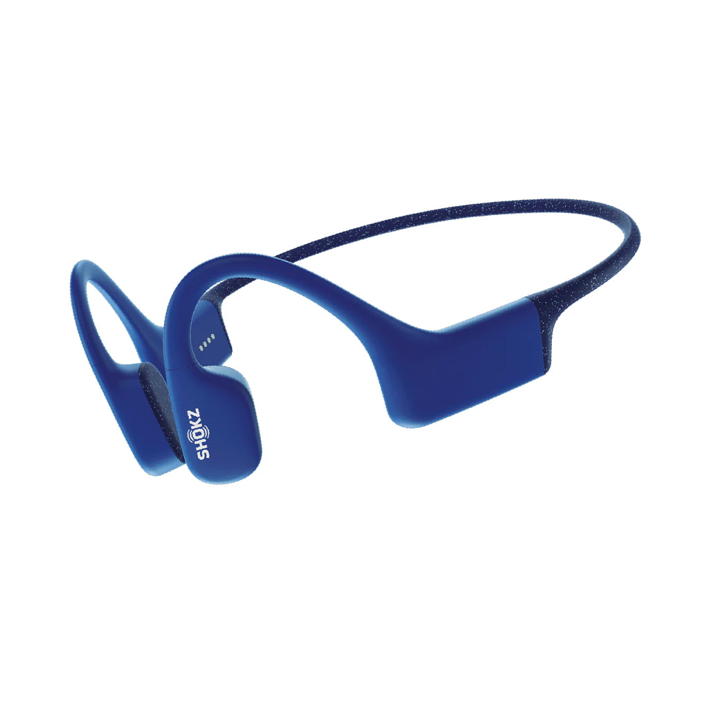 A Photo Of Shokz OPENSWIM Waterproof MP3 Headphones with 7th Generation Bone Conduction Technology, 4GB Storage, and 8-Hour Battery Life