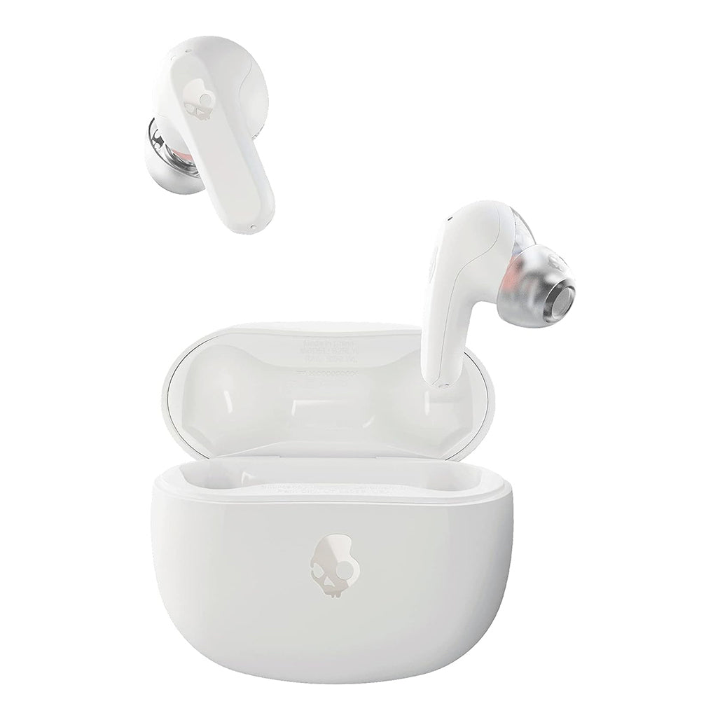 A Photo Of Skullcandy Rail ANC In-Ear Noise Canceling Headphones - Bone | True Wireless with Adjustable ANC