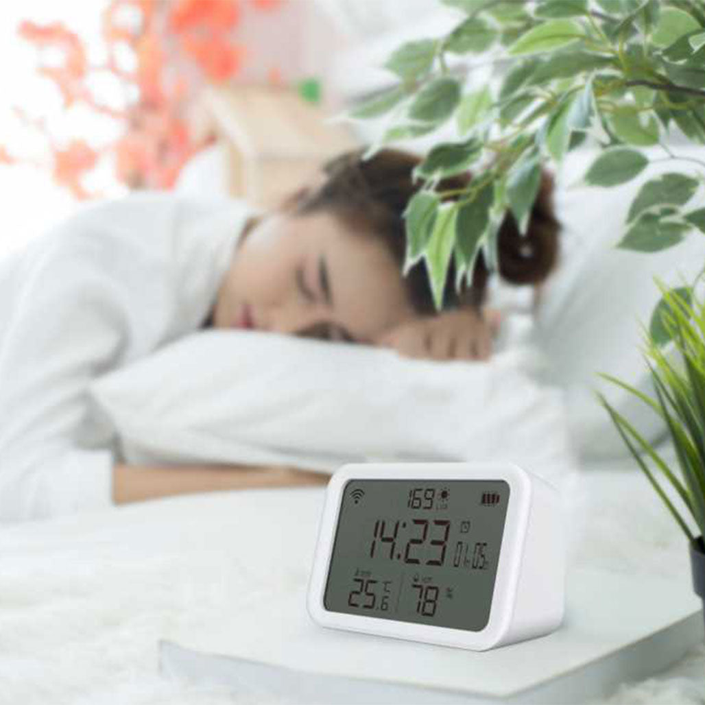 Porodo WiFi Smart Clock - Ambience Sensor, 31921411850492, Available at 961Souq
