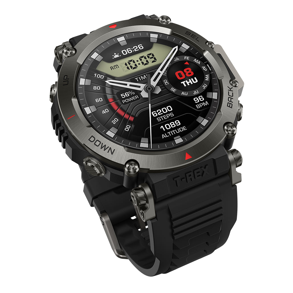 Amazfit T-Rex Ultra Smart Watch - Black, 32990635720956, Available at 961Souq