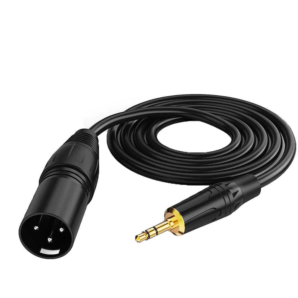 A Photo Of UGreen Male Aux to Female XLR Adapter 1m | 3.5mm to XLR Cable for Audio Devices