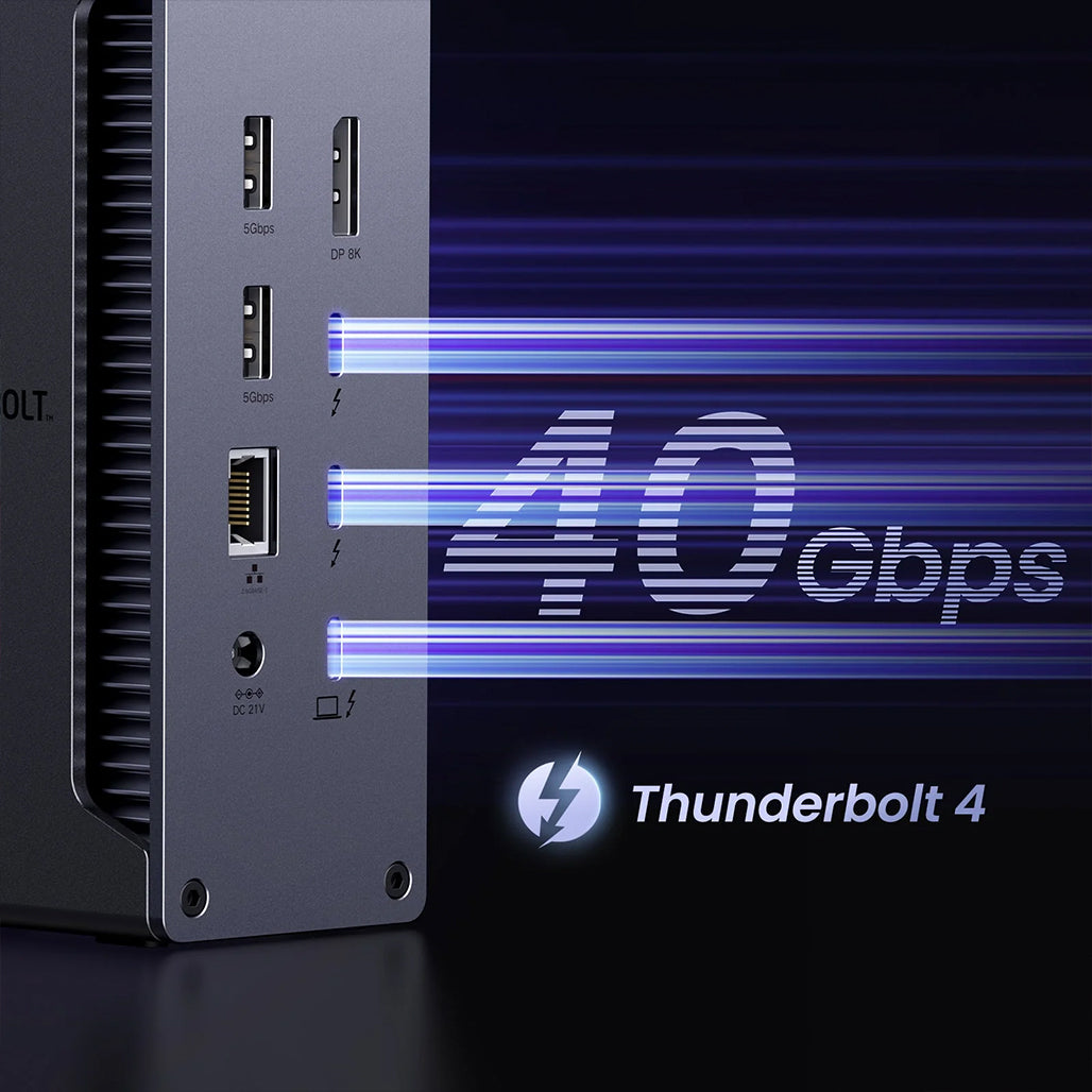 A Photo Of UGREEN Revodok Max 213 13-in-1 Thunderbolt 4 USB-C Hub Docking Station | Dual 4K or 8K Display, 90W Charging