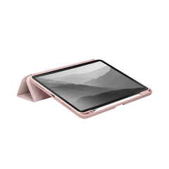 A Photo Of UNIQ Moven Ultra-Slim Protective Case with Integrated Stand and Apple Pencil Holder for iPad Air 13