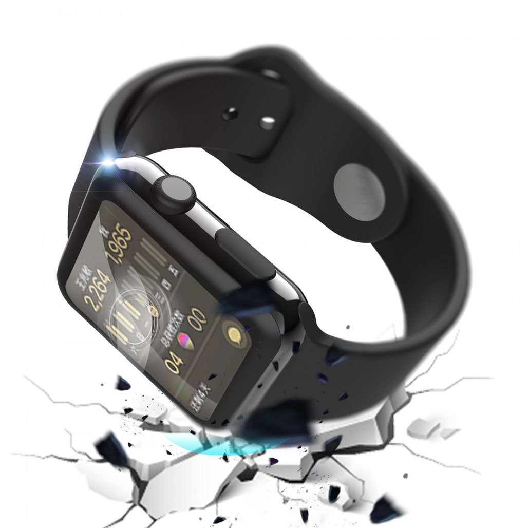 A Photo Of Green Lion 3D HD Glass Screen Protector For Apple Watch 45mm