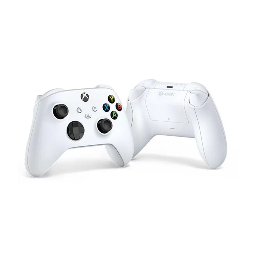 A Photo Of Microsoft Xbox Wireless Controller - Robot White | Superior Comfort & Multi-Device Connectivity