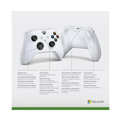 A Photo Of Microsoft Xbox Wireless Controller - Robot White | Superior Comfort & Multi-Device Connectivity